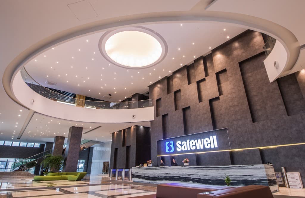 SAFEWELL headquarters and lobby